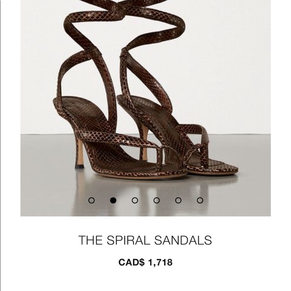 Bottega style heel sandals (like new) - Picture 3 of 9